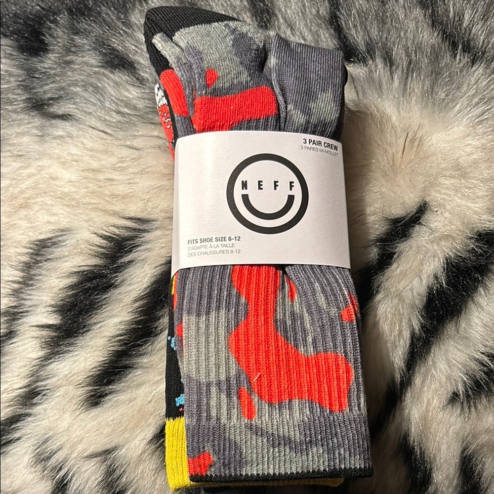 Neff Men's Crew Socks - Multicolor